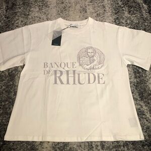 Rhude Banque de Rhude White T-Shirt Men’s Size Large